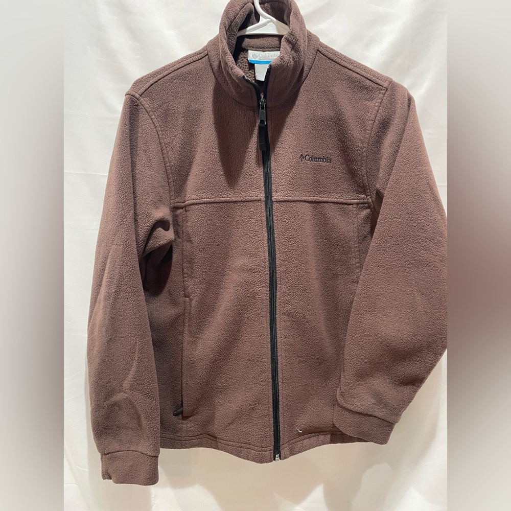 Columbia Chocolate Brown Fleece Jacket